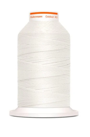 Gutermann Outdoor40 UV Thread White Col 1005 400mt